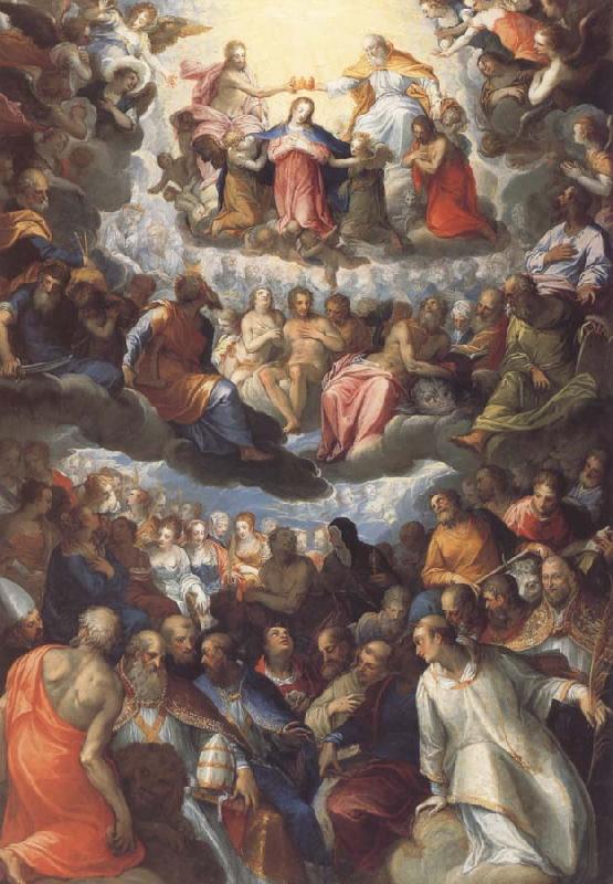 Hans Rottenhammer The Coronation of the Virgin